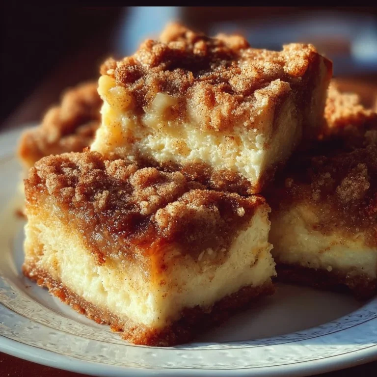 Delicious Apple Streusel Cheesecake Bars topped with crunchy streusel