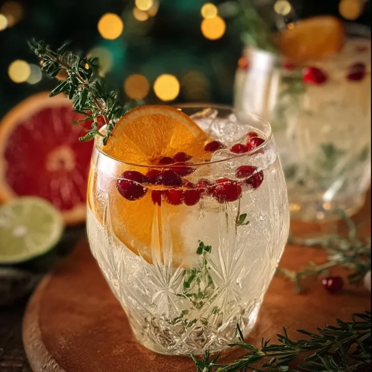 Festive Christmas gin cocktails for holiday celebrations