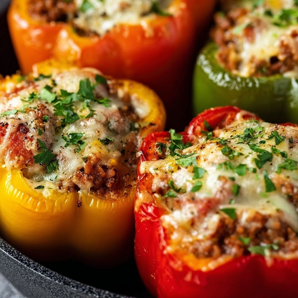 Keto Stuffed Bell Peppers