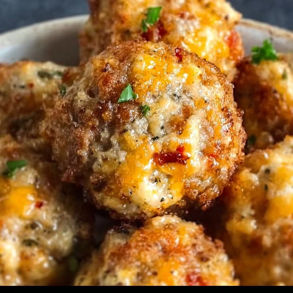 Keto Irresistible Rotel Cream Cheese Sausage Balls Recipe