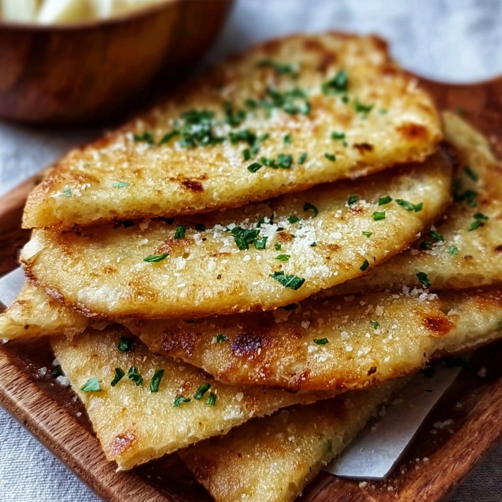 Garlic Keto Flatbread