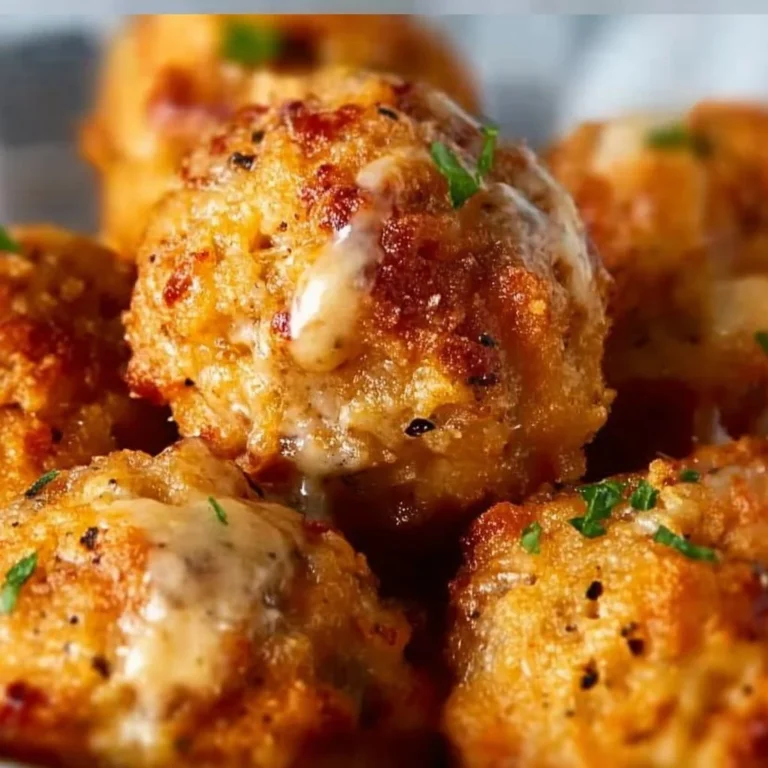 Keto Rotel cream cheese sausage balls on a platter, perfect low-carb snack.