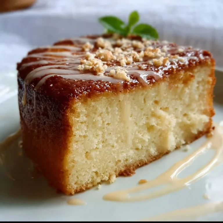 Delicious Keto Yogurt Cake topped with fresh berries and whipped cream.