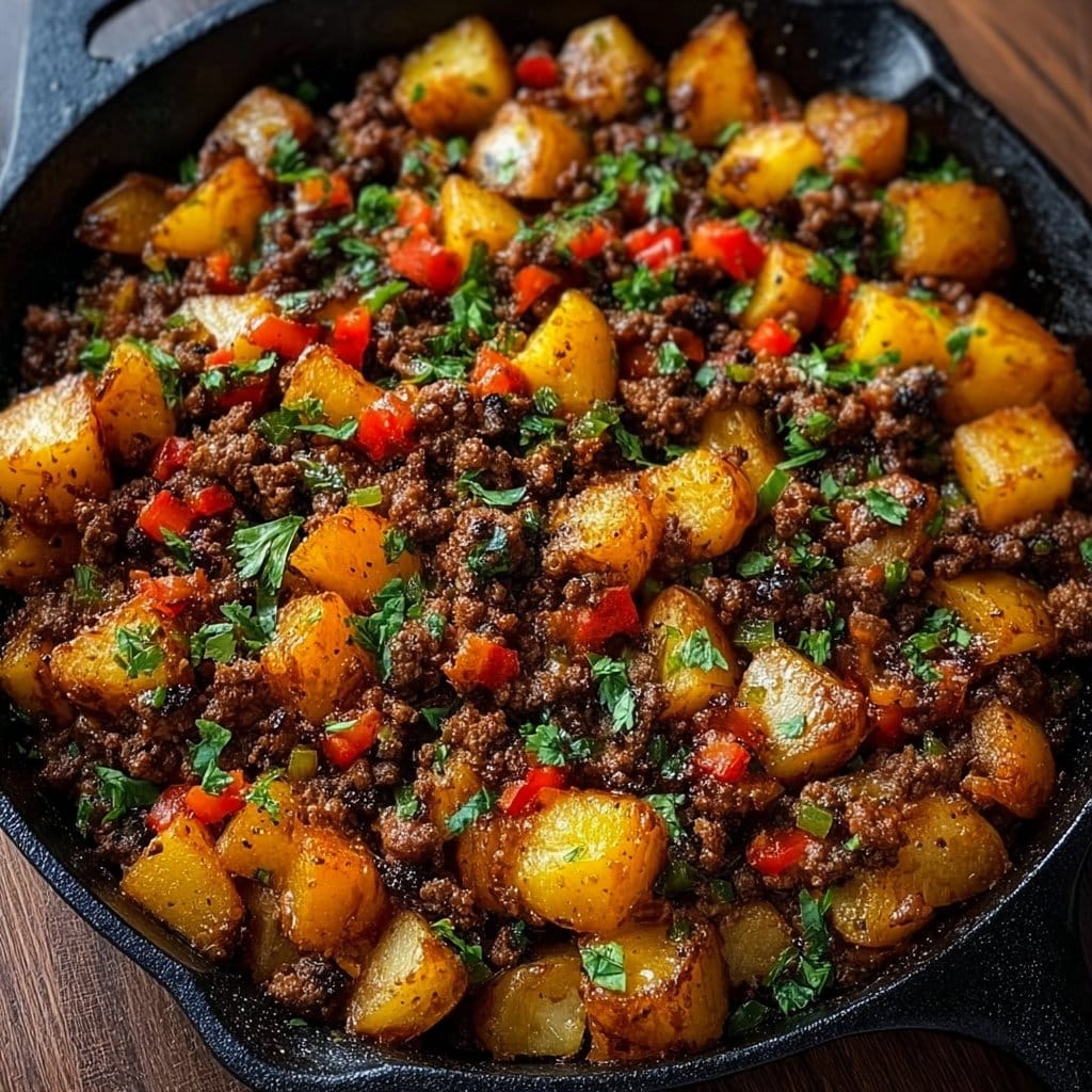 Mexikanische Hackfleisch-Pfanne mit Kartoffeln: Ein Unglaublich Ultimatives Rezept für 4 Personen