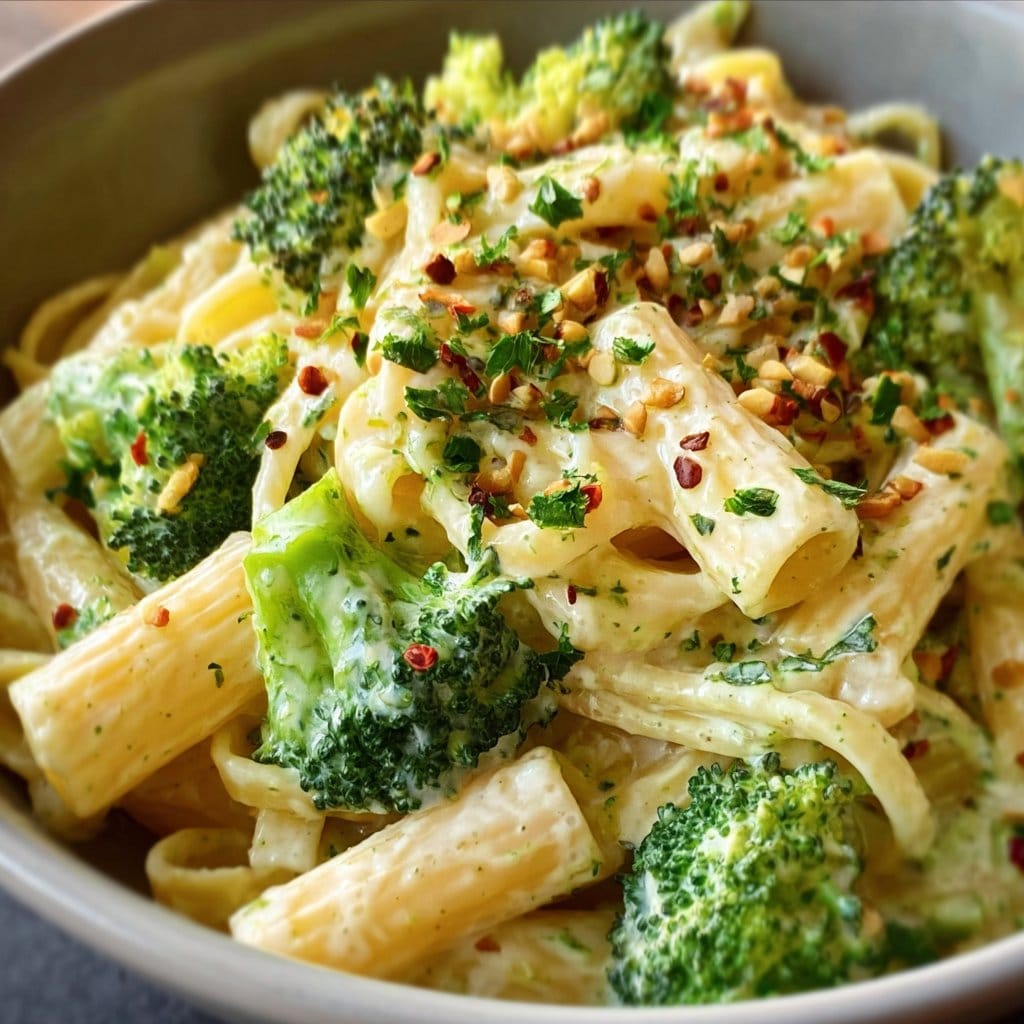 Cremige Nudeln mit Brokkoli