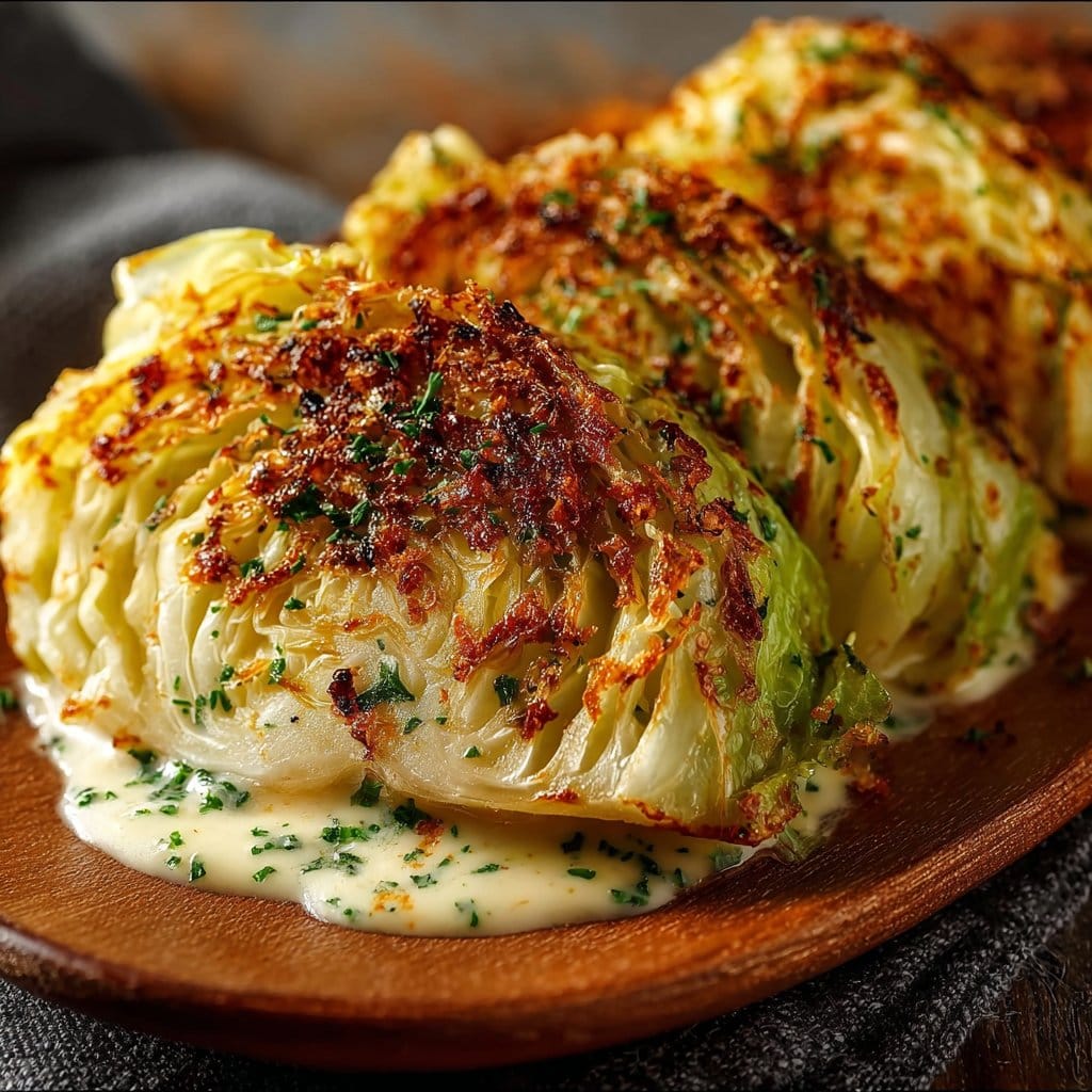 Überbackener Spitzkohl