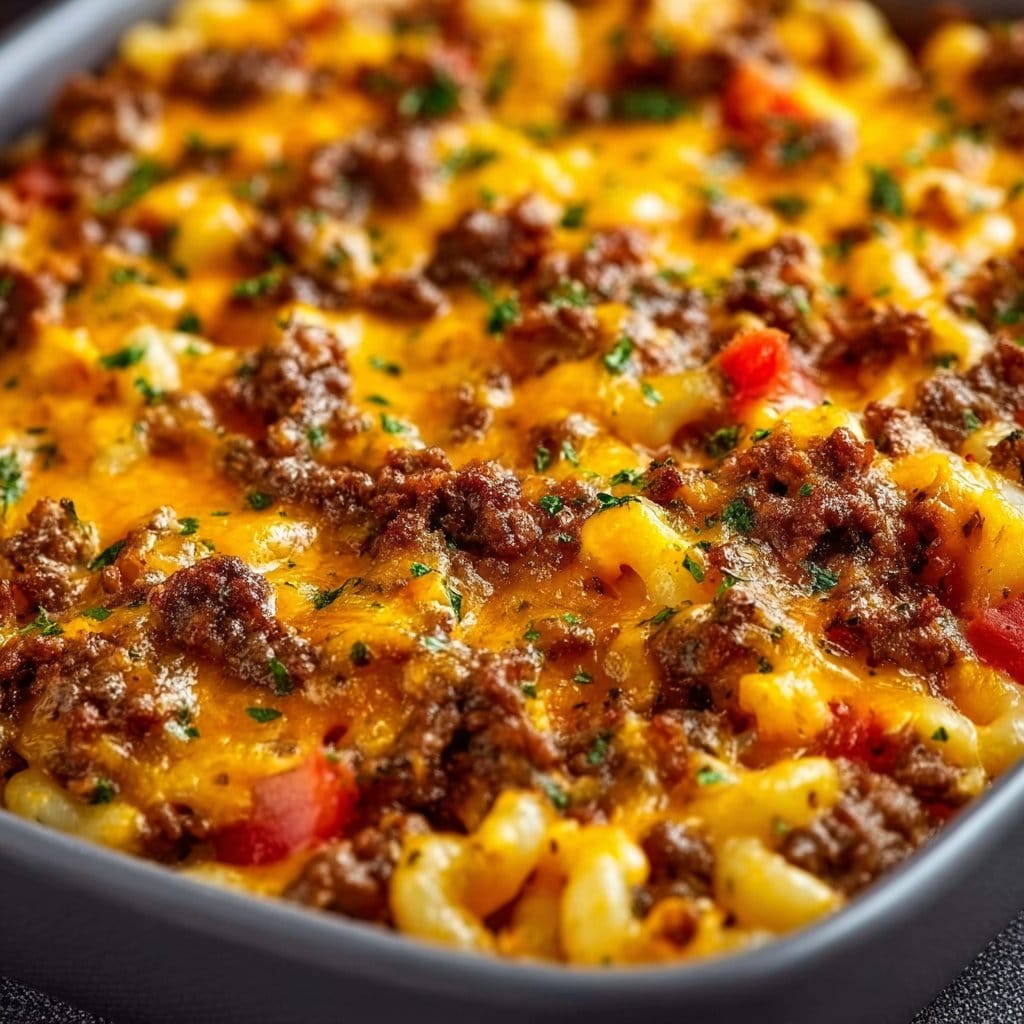 Cheeseburger-Auflauf