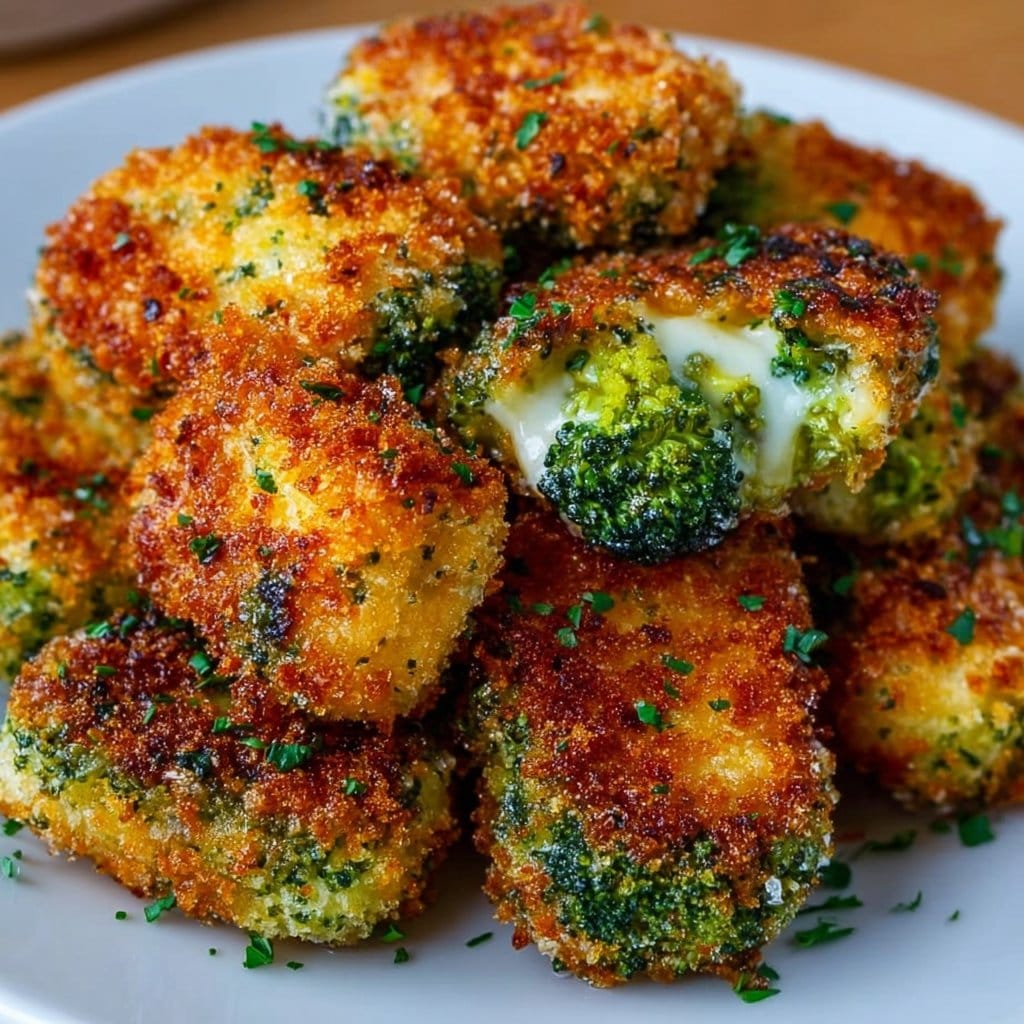 Knusprige Brokkoli-Käse-Nuggets