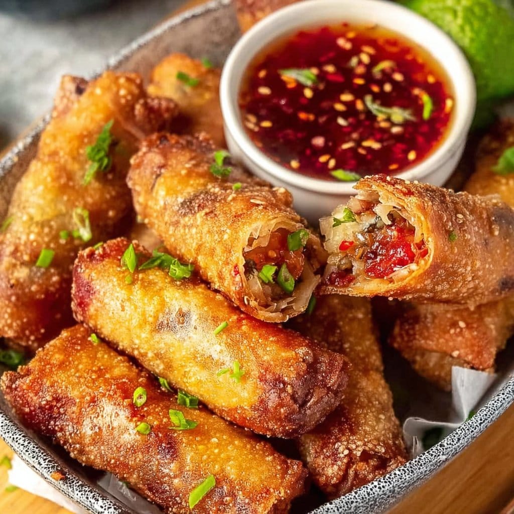 Crispy Frühlingsrollen aus dem Airfryer