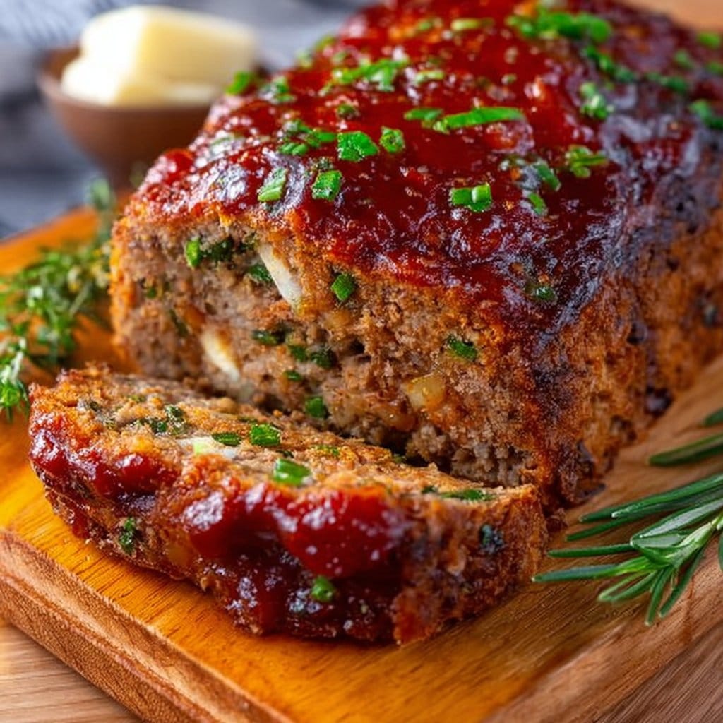 Einfacher Airfryer Hackbraten