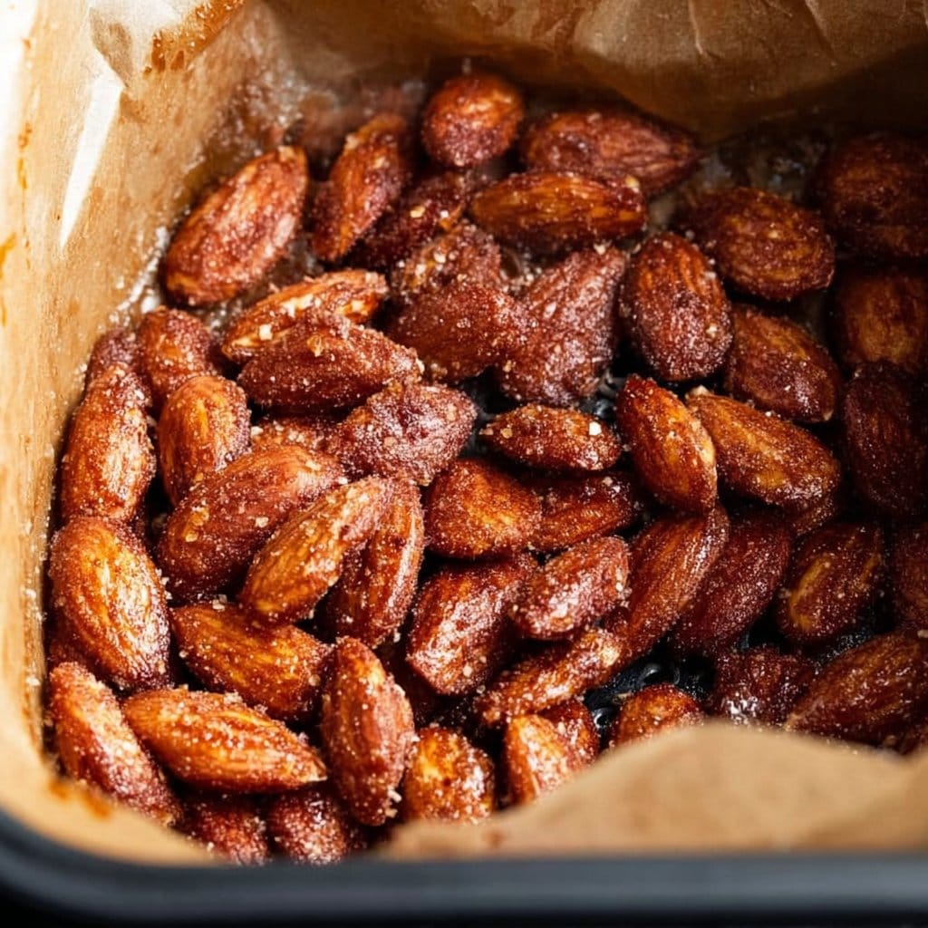 Gebrannte Mandeln aus der Heißluftfritteuse