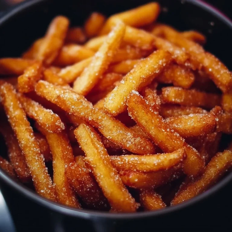 Köstliche Apfelsticks, frisch zubereitet im Airfryer, leckerer Snack