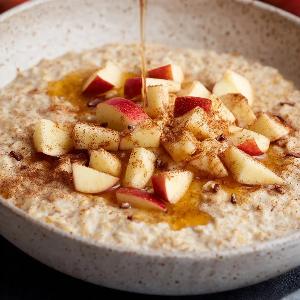 Apfel-Zimt-Porridge