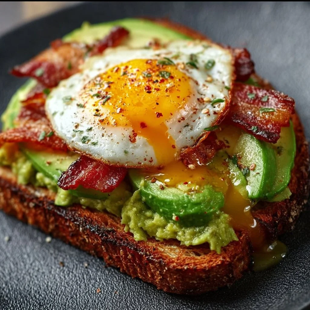 Avocado-Speck-Ei-Toast