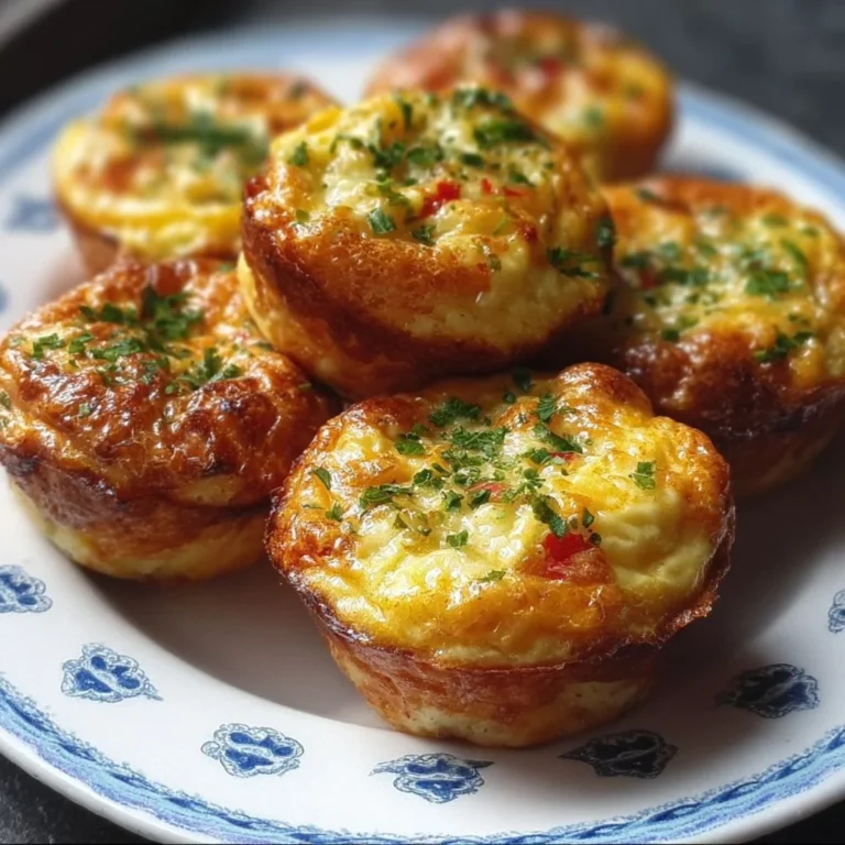leckere Eiermuffins frisch gebacken auf einem Frühstückstisch