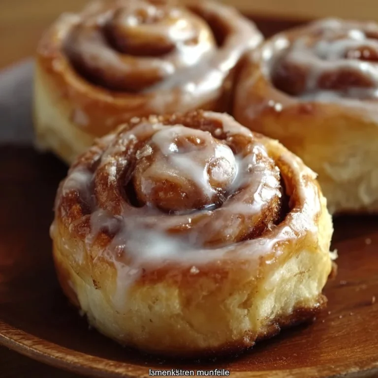 Glutenfreie Zimtschnecken auf einem Teller, frisch gebacken und verführerisch.