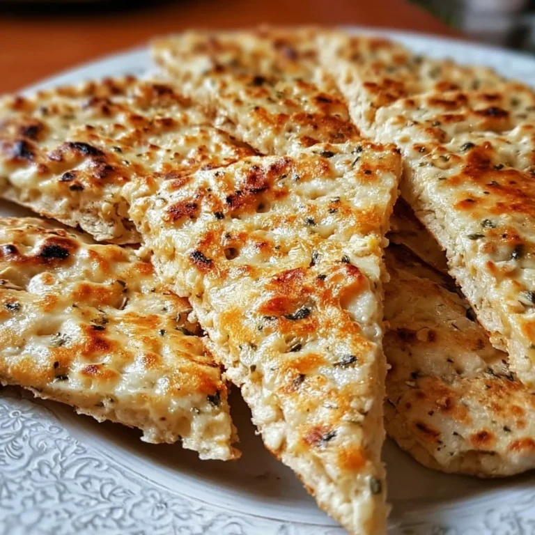 Haferflocken-Joghurt-Fladen auf einem Teller serviert, gesund und appetitlich.