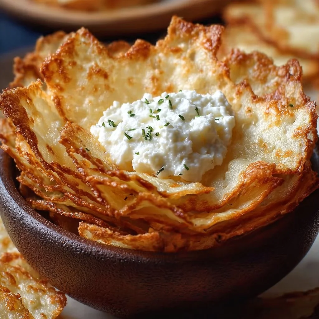 Hüttenkäse-Chips