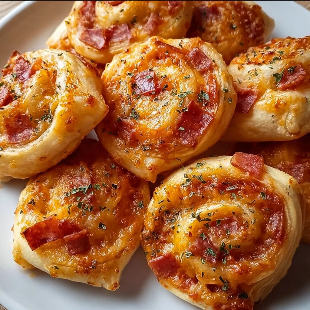 Klassische Pizzaschnecken