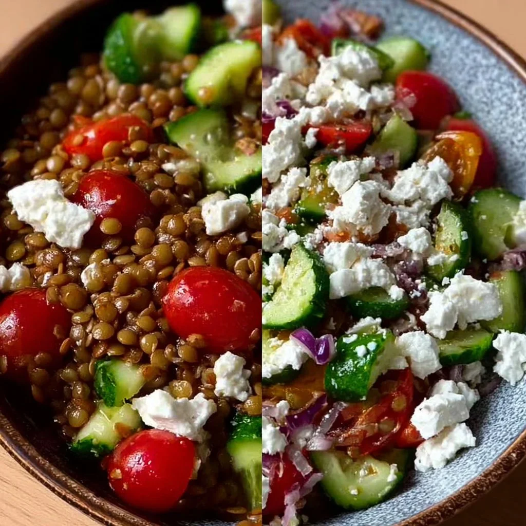 Linsen-Feta-Salat