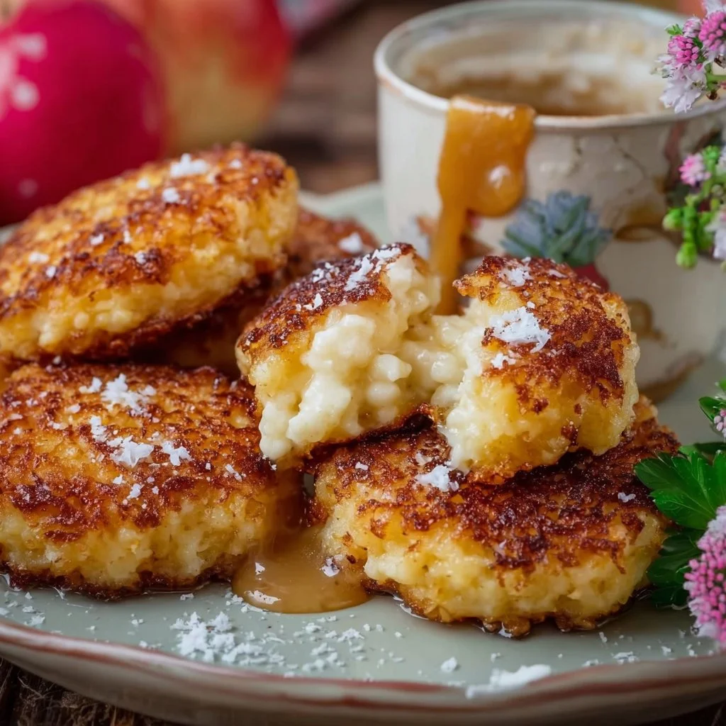 Milchreispuffer mit Apfel: Das einfache Rezept für leckere Puffer