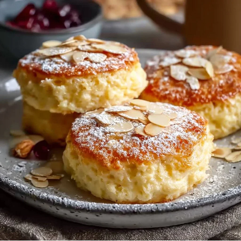 Quark-Taler mit Haferflocken