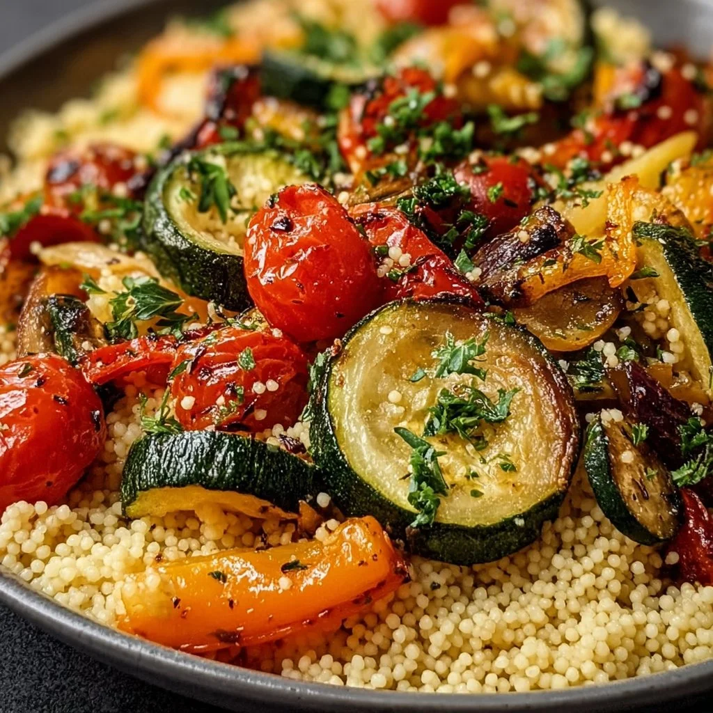 Röstgemüse Couscous für Geschmacksexplosion