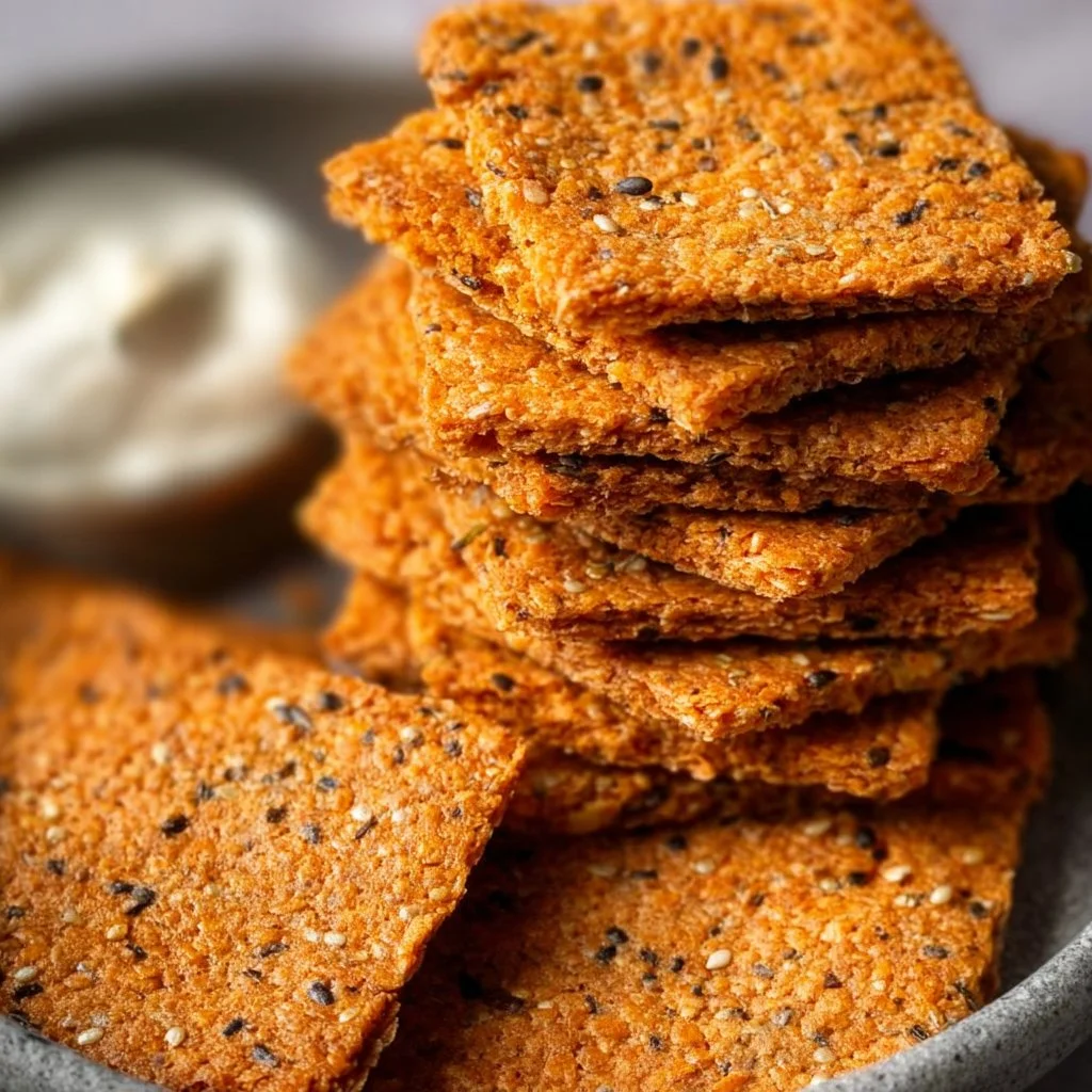 Rote Linsencracker – proteinreicher, gesunder Snack