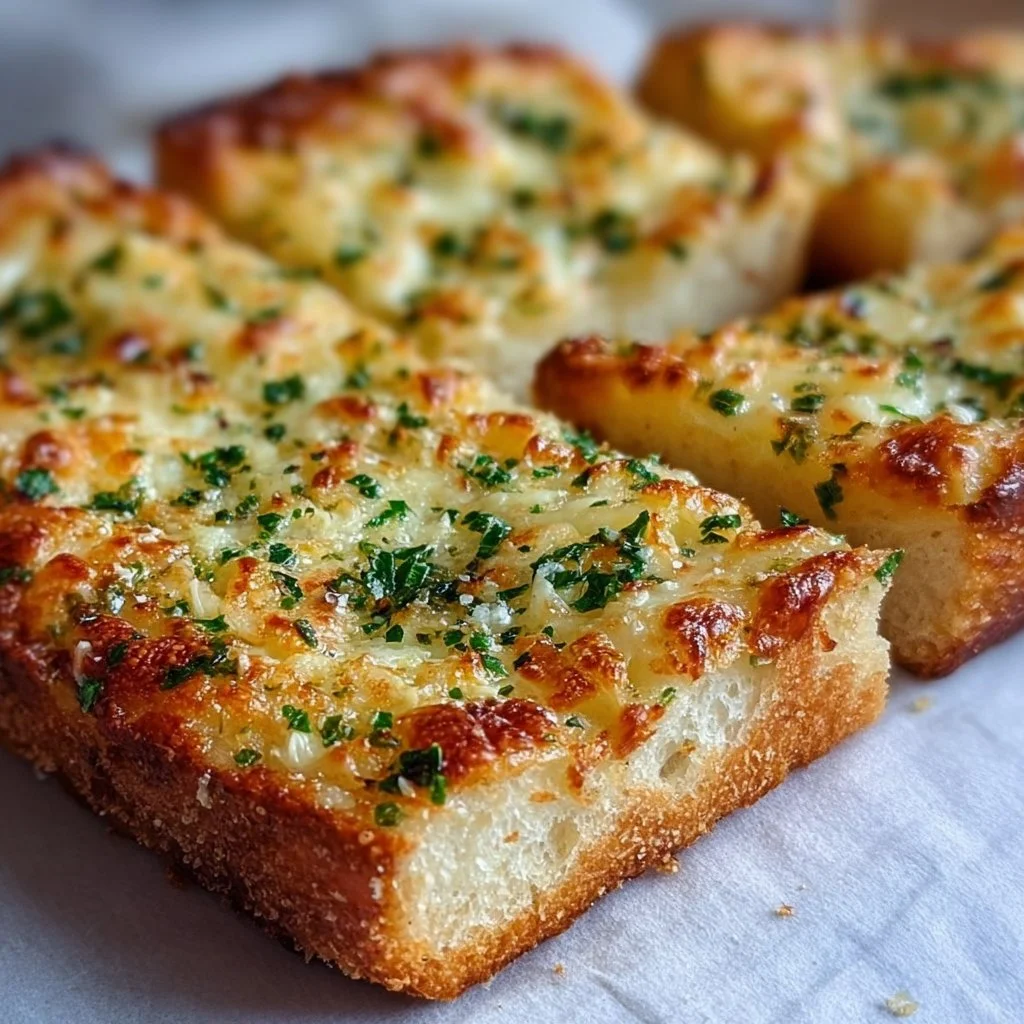 Schnelles Einfaches Glutenfreies Knoblauch-Pizzabrot