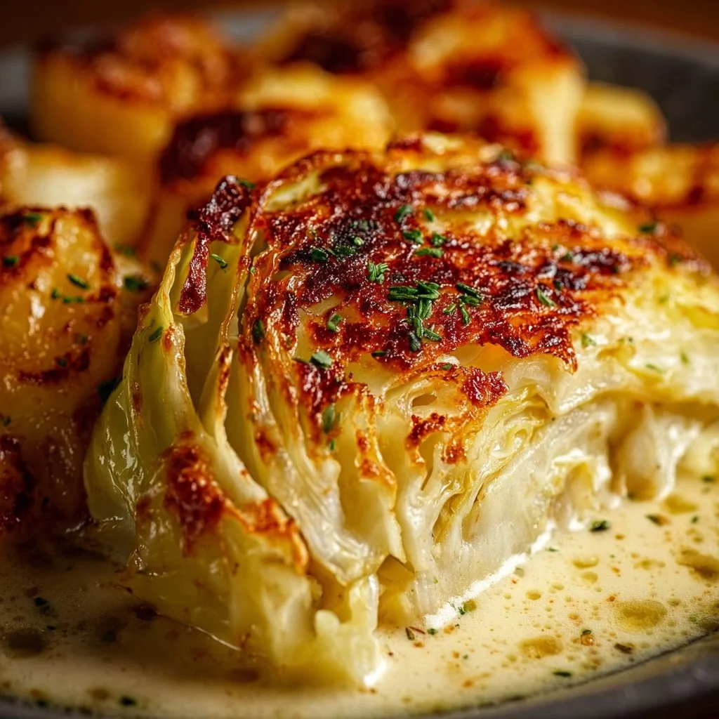 Überbackener Spitzkohl